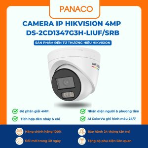 Camera IP Hikvision 4MP DS-2CD1347G3H-LIUF/SRB