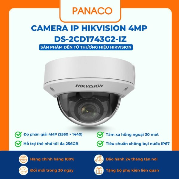 Camera IP Hikvision 4MP DS-2CD1743G2-IZ