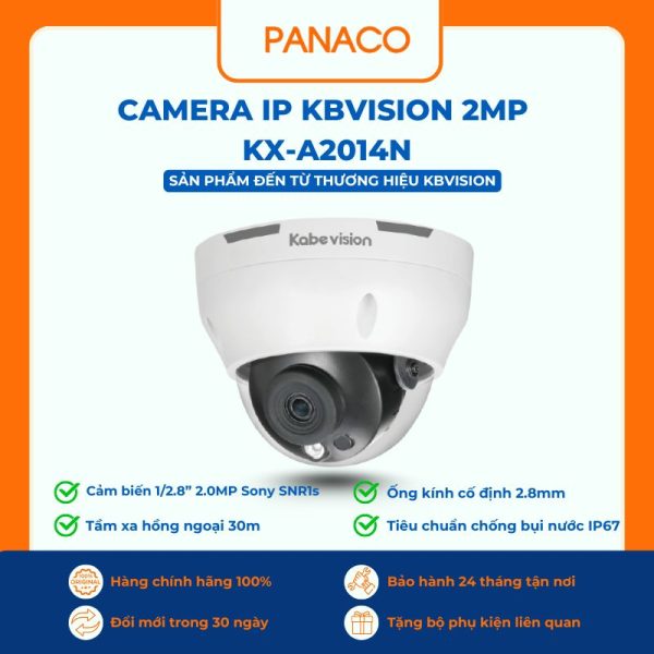 Camera IP Kbvision 2MP KX-A2014N