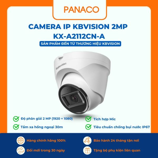 Camera IP Kbvision 2MP KX-A2112CN-A