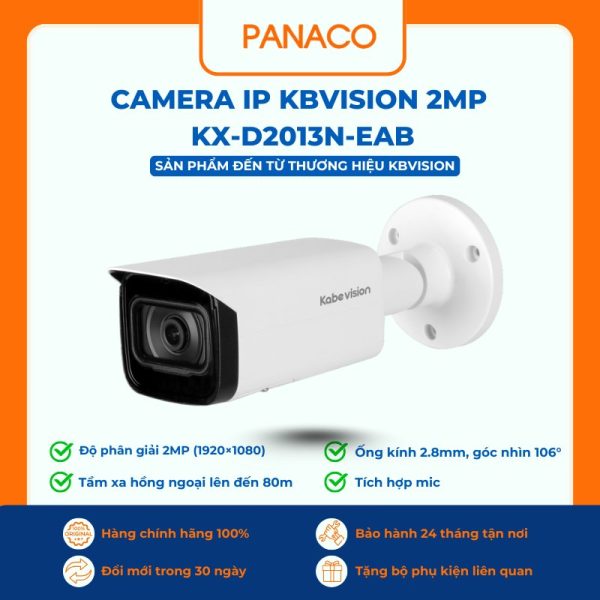 Camera IP Kbvision 2MP KX-D2013N-EAB