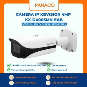 Camera IP Kbvision 4MP KX-D4005MN-EAB