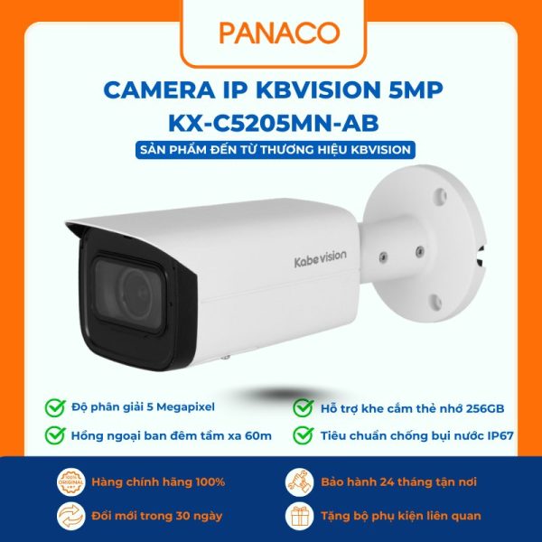 Camera IP Kbvision 5MP KX-C5205MN-AB