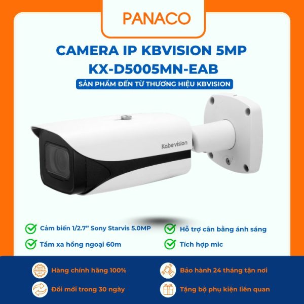 Camera IP Kbvision 5MP KX-D5005MN-EAB