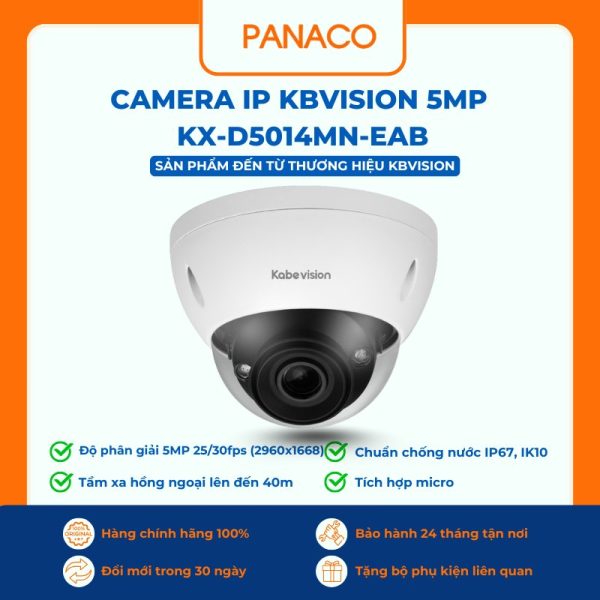 Camera IP Kbvision 5MP KX-D5014MN-EAB