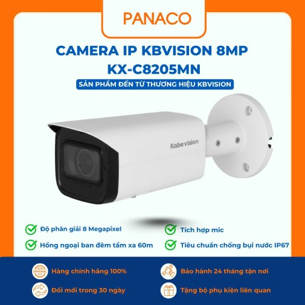 Camera IP Kbvision 8MP KX-C8205MN