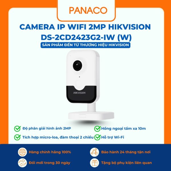 Camera IP Wifi 2MP Hikvision DS-2CD2423G2-IW