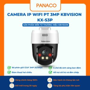 Camera IP Wifi PT 3MP Kbvision KX-S3P