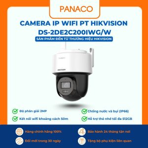 Camera IP Wifi PT Hikvision DS-2DE2C200IWG/W