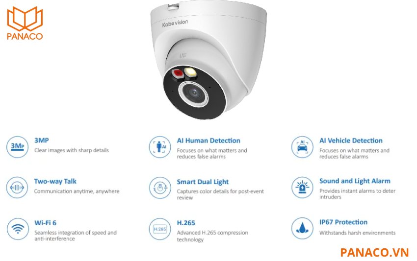 Camera IP wifi Kbvision KX-C32L