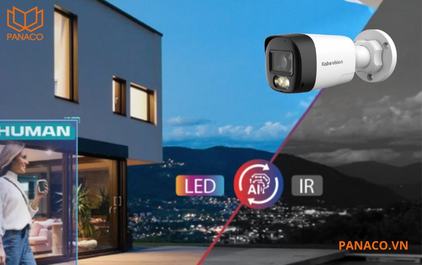 Camera KX-AD2111C-T được trang bị công nghệ chiếu sáng tiên tiến
