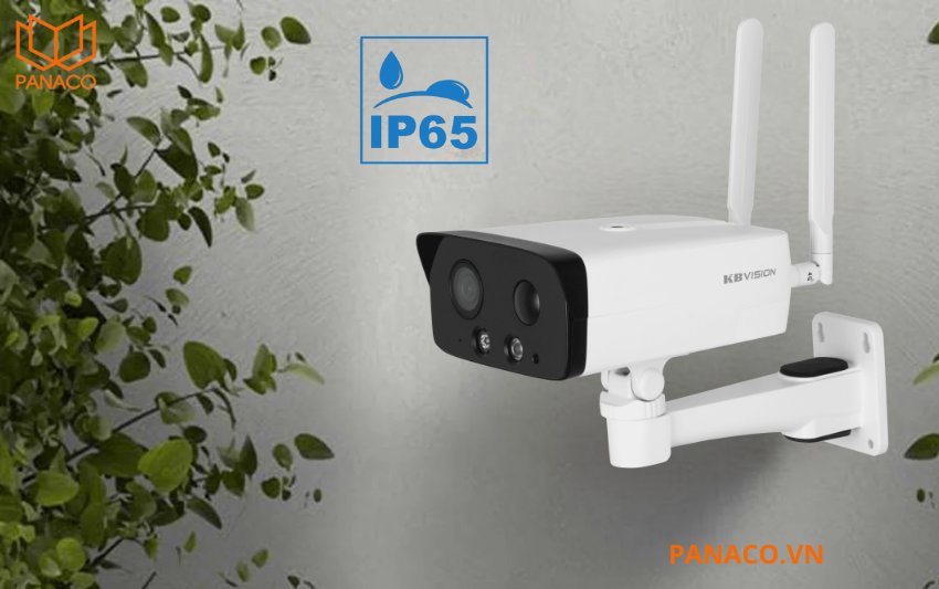Camera KX-C43L-4G được thiết kế chắc chắn chống bụi nước IP67