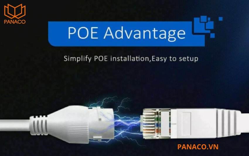 KX-AD4003N-A có hai chế độ cấp nguồn: DC12V truyền thống và cấp nguồn qua mạng PoE