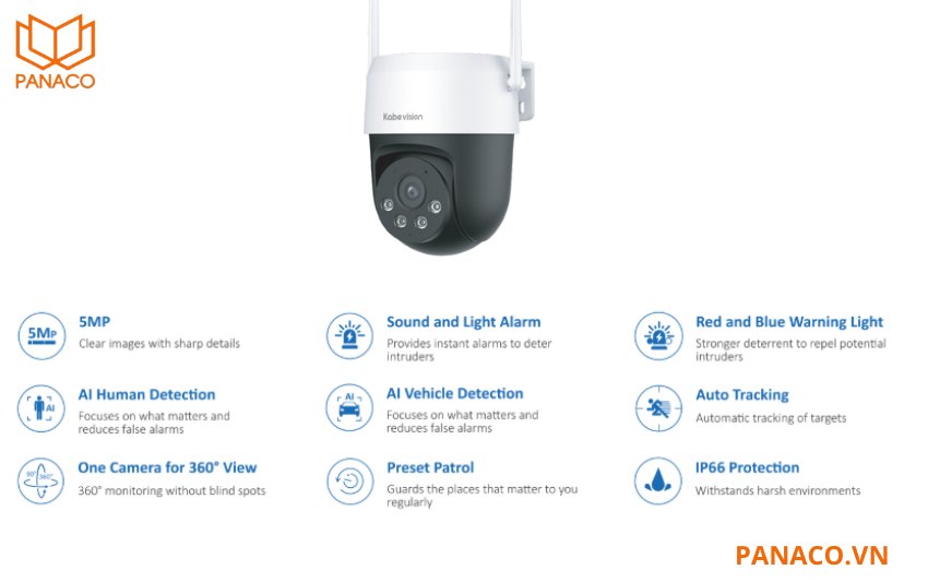 Camera PTZ Kbvision KX-S5L