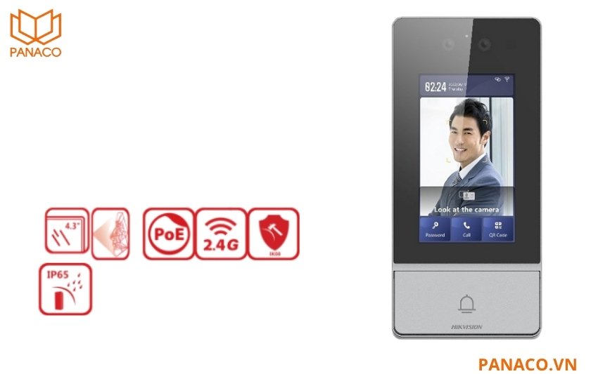Camera chuông cửa Hikvision SH-KV9506-WBE1