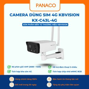 Camera dùng sim 4G Kbvision KX-C43L-4G