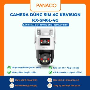 Camera dùng sim 4G Kbvision KX-SM6L-4G