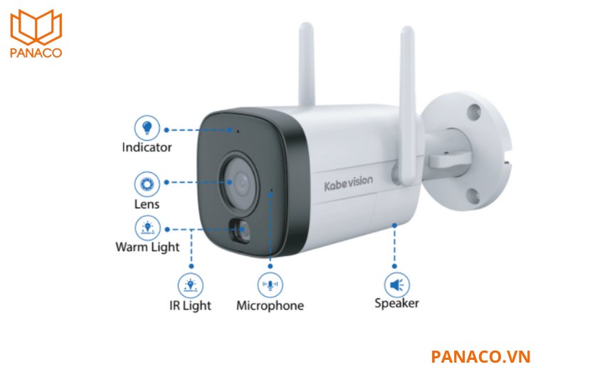 KX-C31L được tích hợp micro và loa chất lượng cao, cho phép bạn đàm thoại hai chiều trực tiếp qua ứng dụng KBVIEW Plus trên điện thoại.