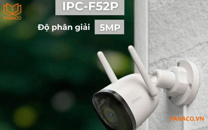 Camera wifi ngoài trời 5MP imou IPC-F52P