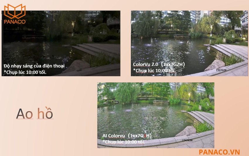 Công nghệ colorVu 3.0 cho hình ảnh có màu ban đêm