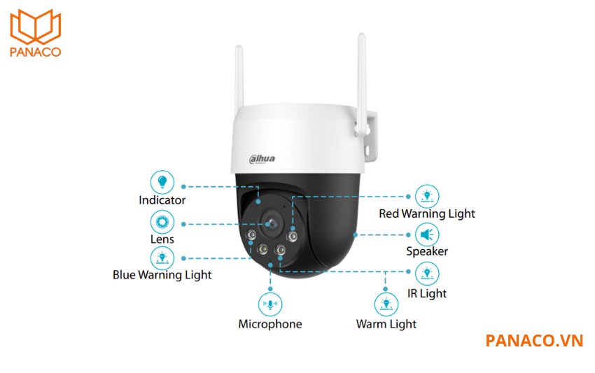 DH-P3AS-PV là camera đàm thoại 2 chiều chất lượng cao