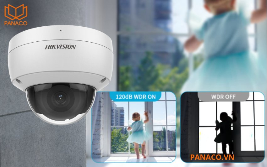 DS-2CD2126G2-ISU giúp xử lý hiệu quả hình ảnh bị chói sáng