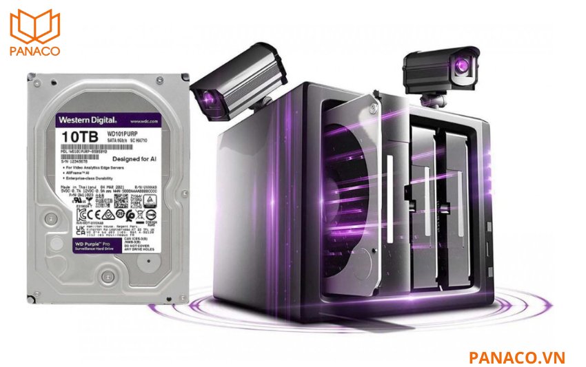 DS-7604NXI-K1/4P trang bị ổ cứng 10 TB dung lượng lớn