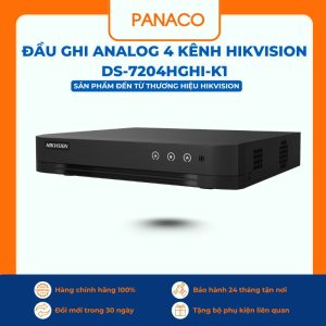 Đầu ghi analog 4 kênh Hikvision DS-7204HGHI-K1