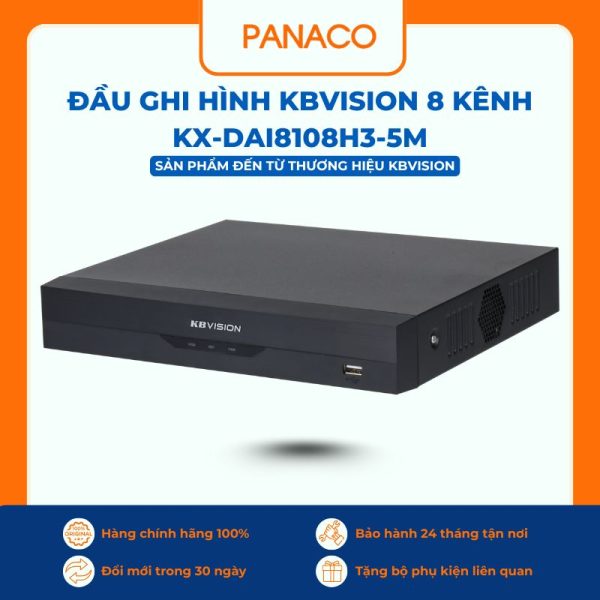 Đầu ghi hình Kbvision 8 kênh KX-DAi8108H3-5M