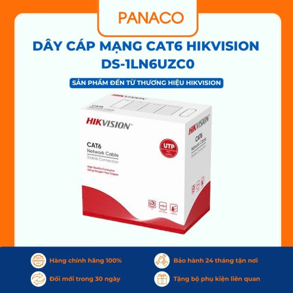 Dây cáp mạng cat6 Hikvision DS-1LN6UZC0