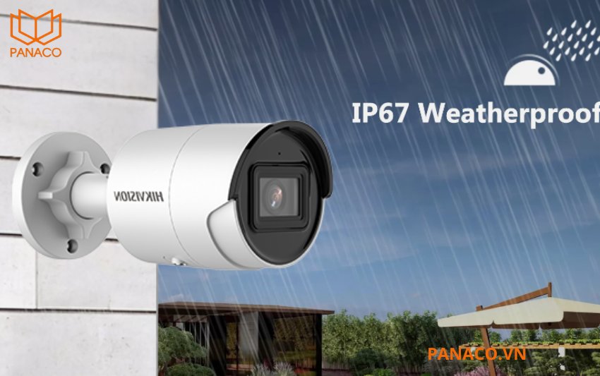 Hikvision DS-2CD2086G2-IU đạt tiêu chuẩn bảo vệ IP67