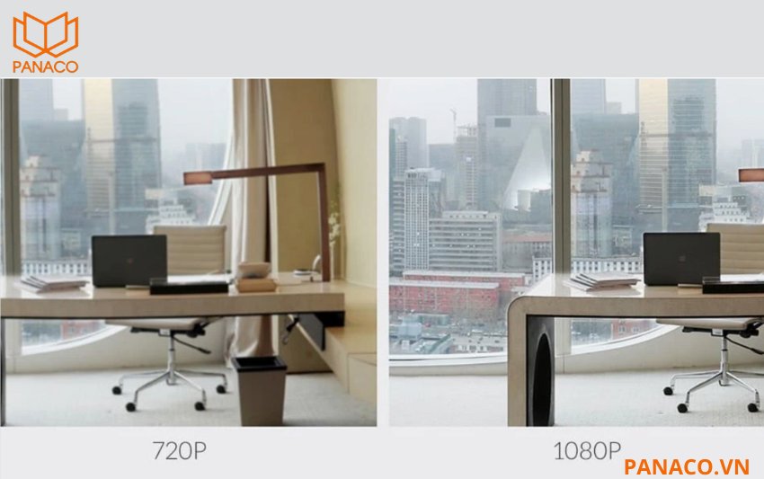 KX-7108T có độ phân giải ghi hình 1080P/720P@25/30fps