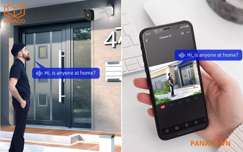 KX-A2111CN-A ghi âm rõ ràng với micro tích hợp