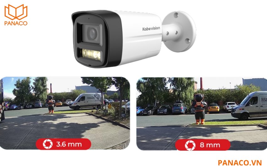 KX-AD2113C-T trang bị ống kính góc rộng bao quát toàn bộ không gian