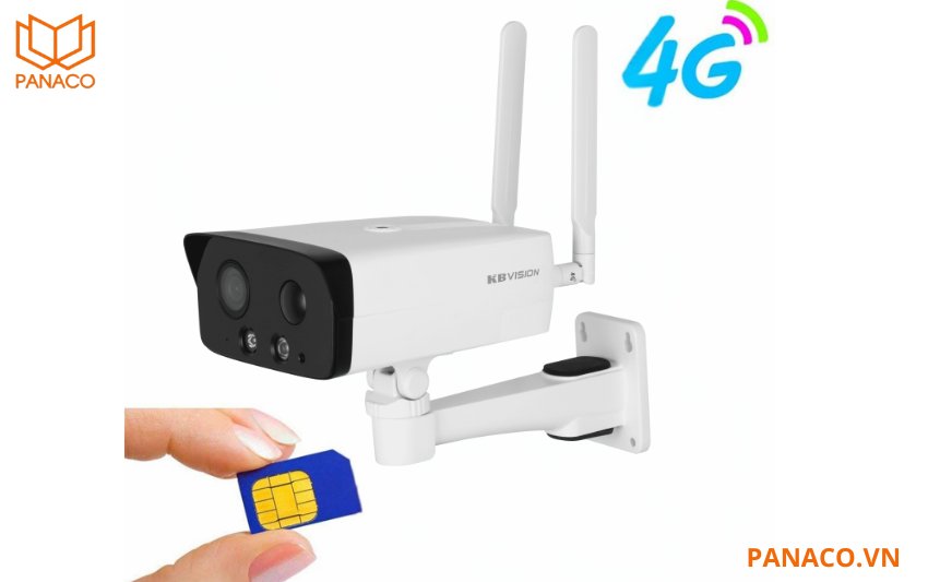 KX-C43L-4G sở hữu khả năng kết nối độc lập thông qua khe cắm sim 4G