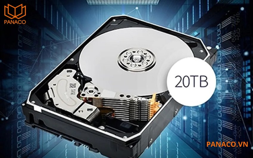 Đầu ghi KX-C4K8232SN3 hỗ trợ 2 ổ cứng dung lượng 20TB mỗi ổ
