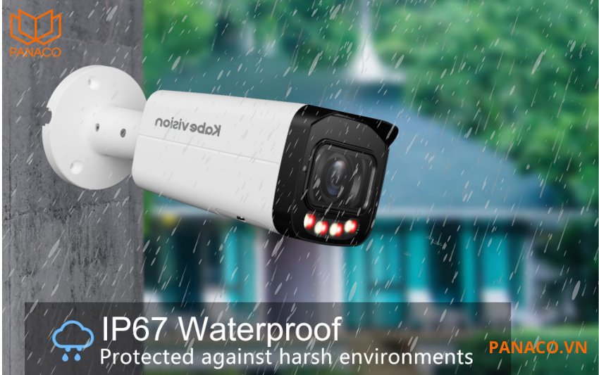 KX-CD2005MN-AB thiết kế chắc chắn, đạt chuẩn chống nước và bụi IP67