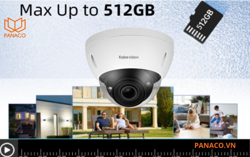 KX-D2014MN-EAB hỗ trợ khe cắm thẻ nhớ lên đến 512GB