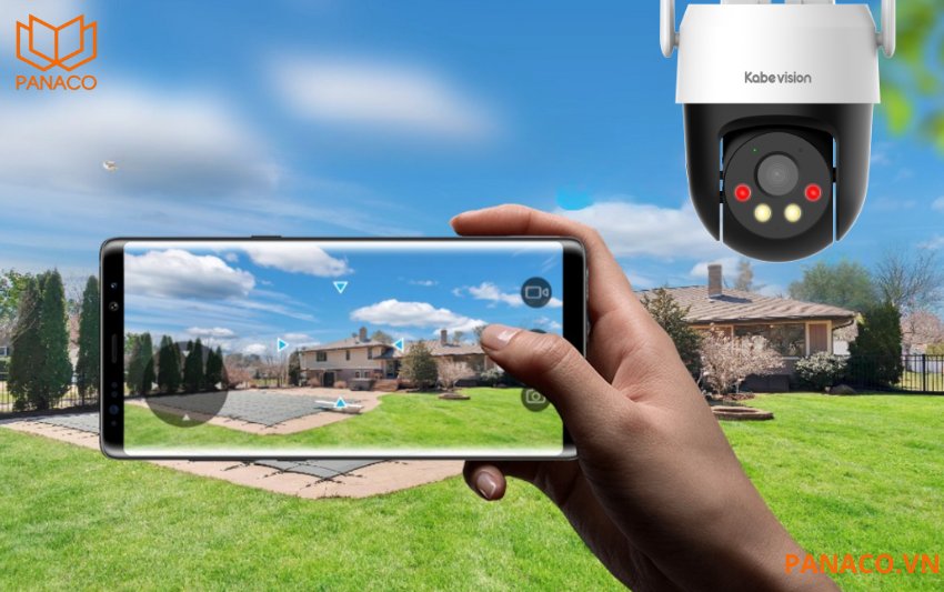 KX-S3L-4G là camera quay quét 360 độ, cho phép bạn điều khiển camera xoay theo ý muốn ngay trên điện thoại