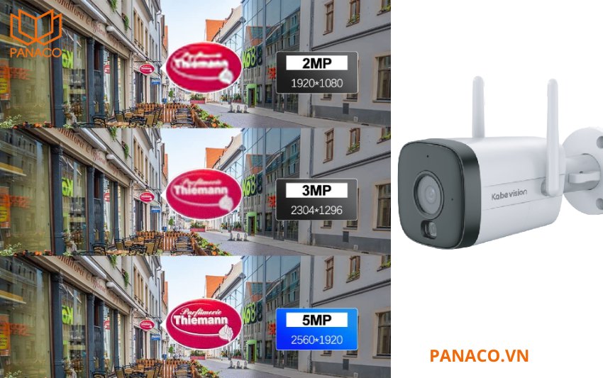 KX-C51L sở hữu độ phân giải 5MP, cho hình ảnh rõ nét vượt trội so với các mẫu camera thông thường. 