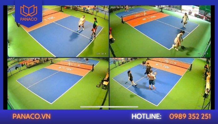 Lắp camera cho sân pickleball