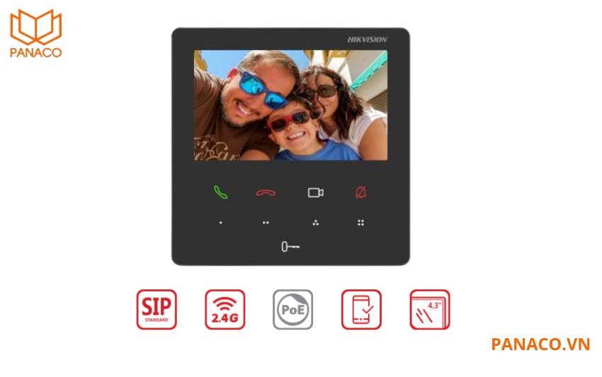 Màn hình chuông cửa IP Hikvision DS-KH6110-WE1
