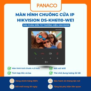 Màn hình chuông cửa IP Hikvision DS-KH6110-WE1