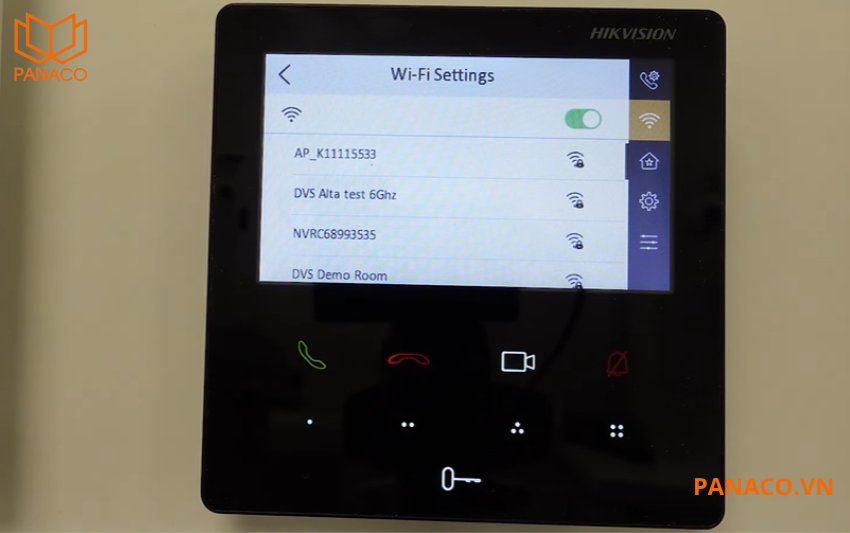 Màn hình hikvision DS-KH6110-WE1 tích hợp wifi