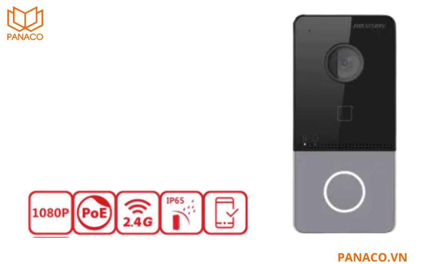 Nút ấn chuông cửa IP Hikvision SH-KV6116-WPE1