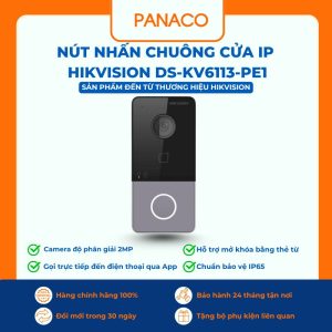 Nút nhấn chuông cửa IP Hikvision DS-KV6113-PE1