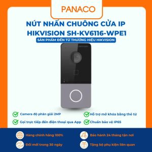 Nút nhấn chuông cửa IP Hikvision SH-KV6116-WPE1