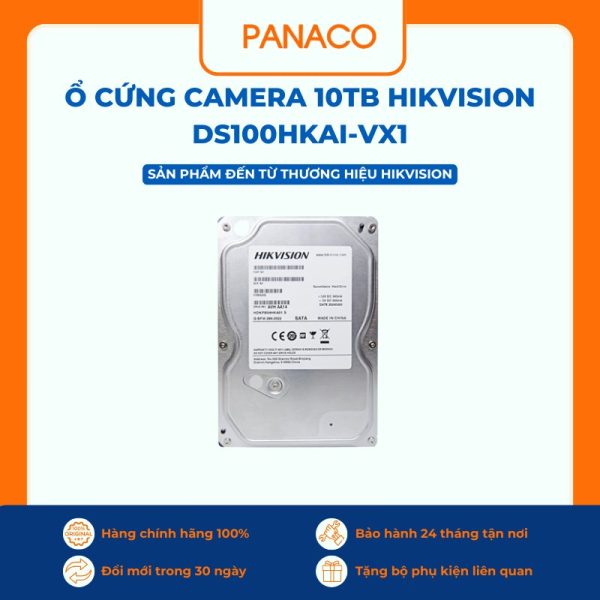 Ổ cứng camera 10TB Hikvision DS100HKAI-VX1