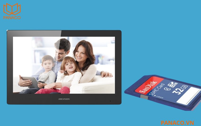 SH-KH8522-WTE1 lưu trữ vào thẻ nhớ microSD 32GB