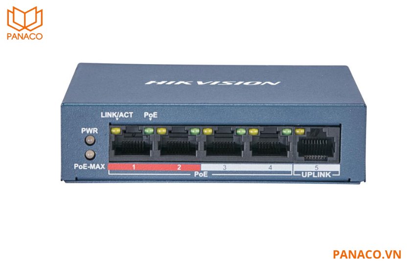 Switch POE hikvision 4 cổng DS-3E0105P-E/M